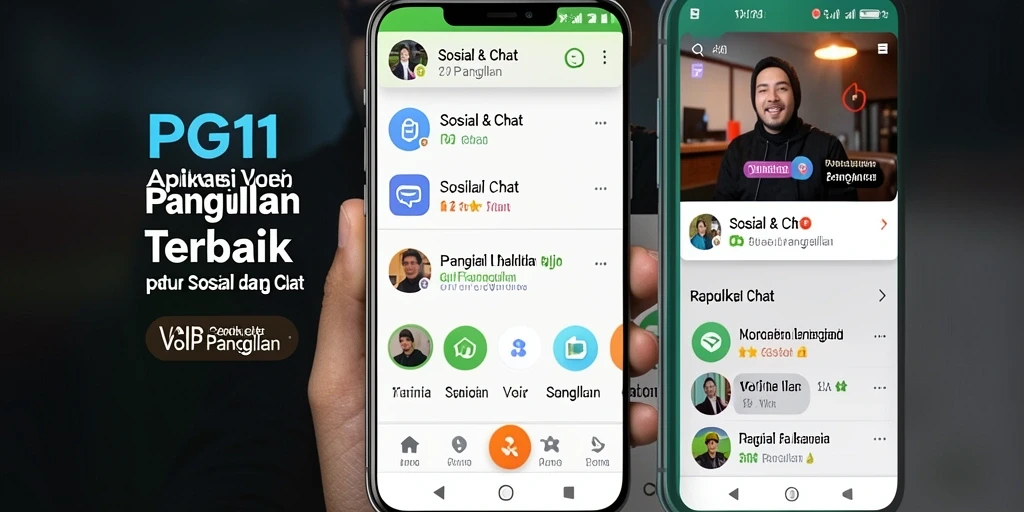 Antarmuka PG11 yang sederhana untuk panggilan VoIP.