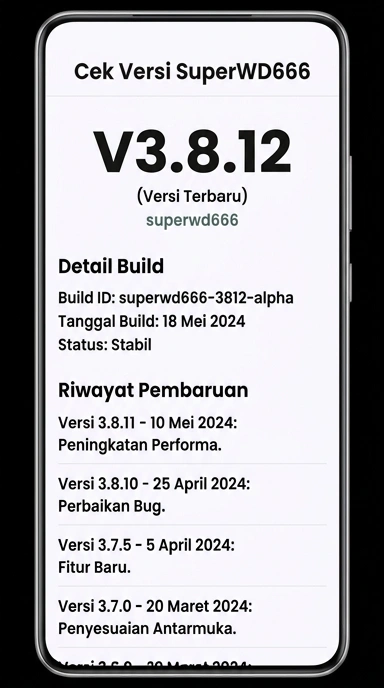 Riwayat Versi superwd666: Pembaruan dan Fitur Terbaru